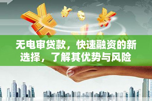 宁陕无电审贷款，快速融资的新选择，了解其优势与风险