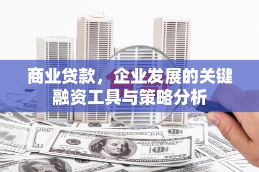宁陕商业贷款，企业发展的关键融资工具与策略分析