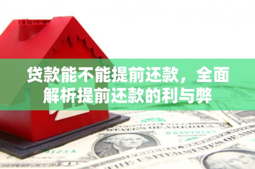 宁陕贷款能不能提前还款，全面解析提前还款的利与弊