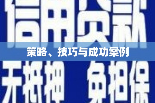 宁陕策略、技巧与成功案例